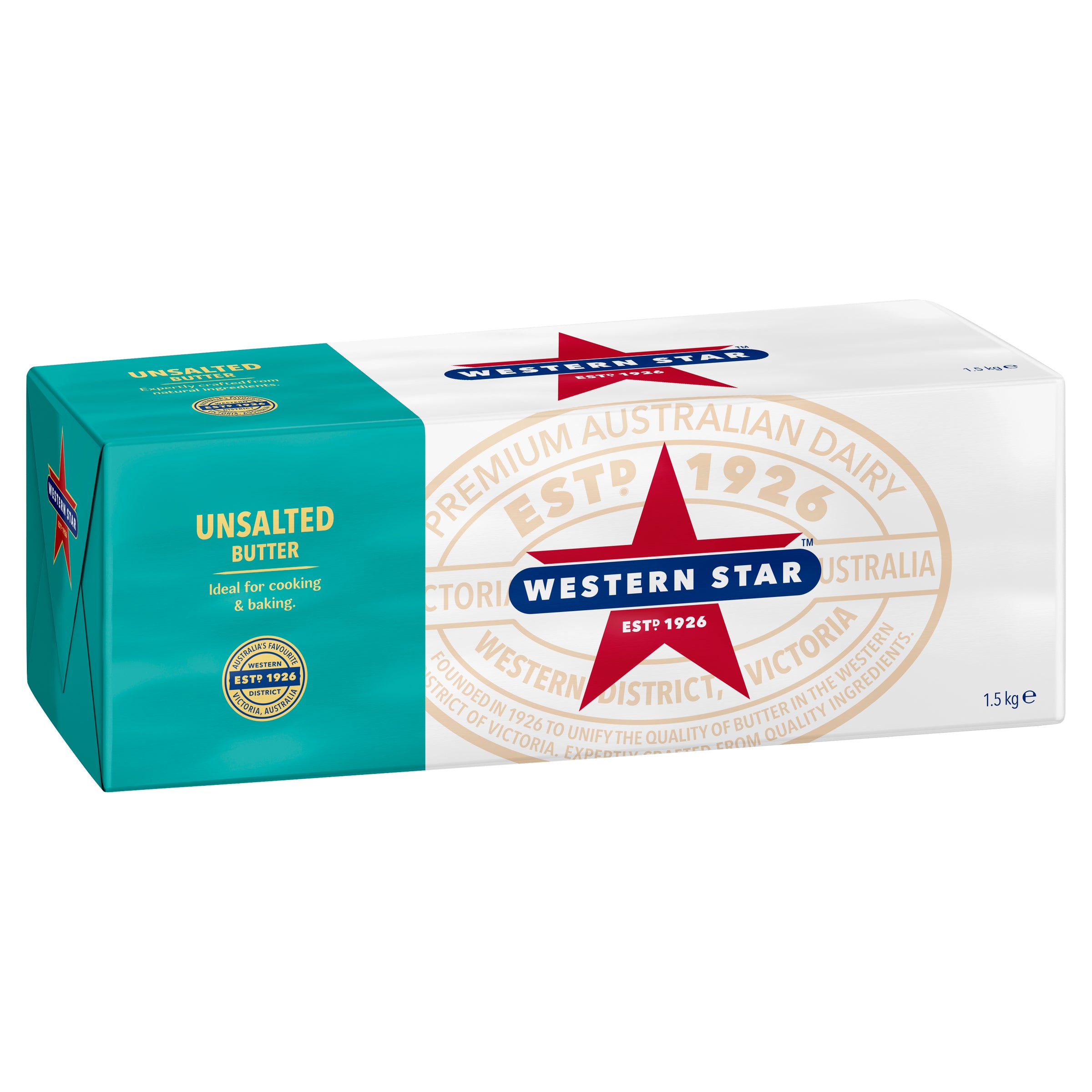 Western Star Unsalted Butter 1.5kg