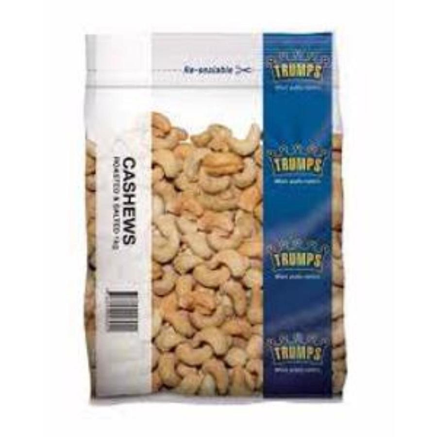 Trumps Roasted Unsalted Cashews 1kg