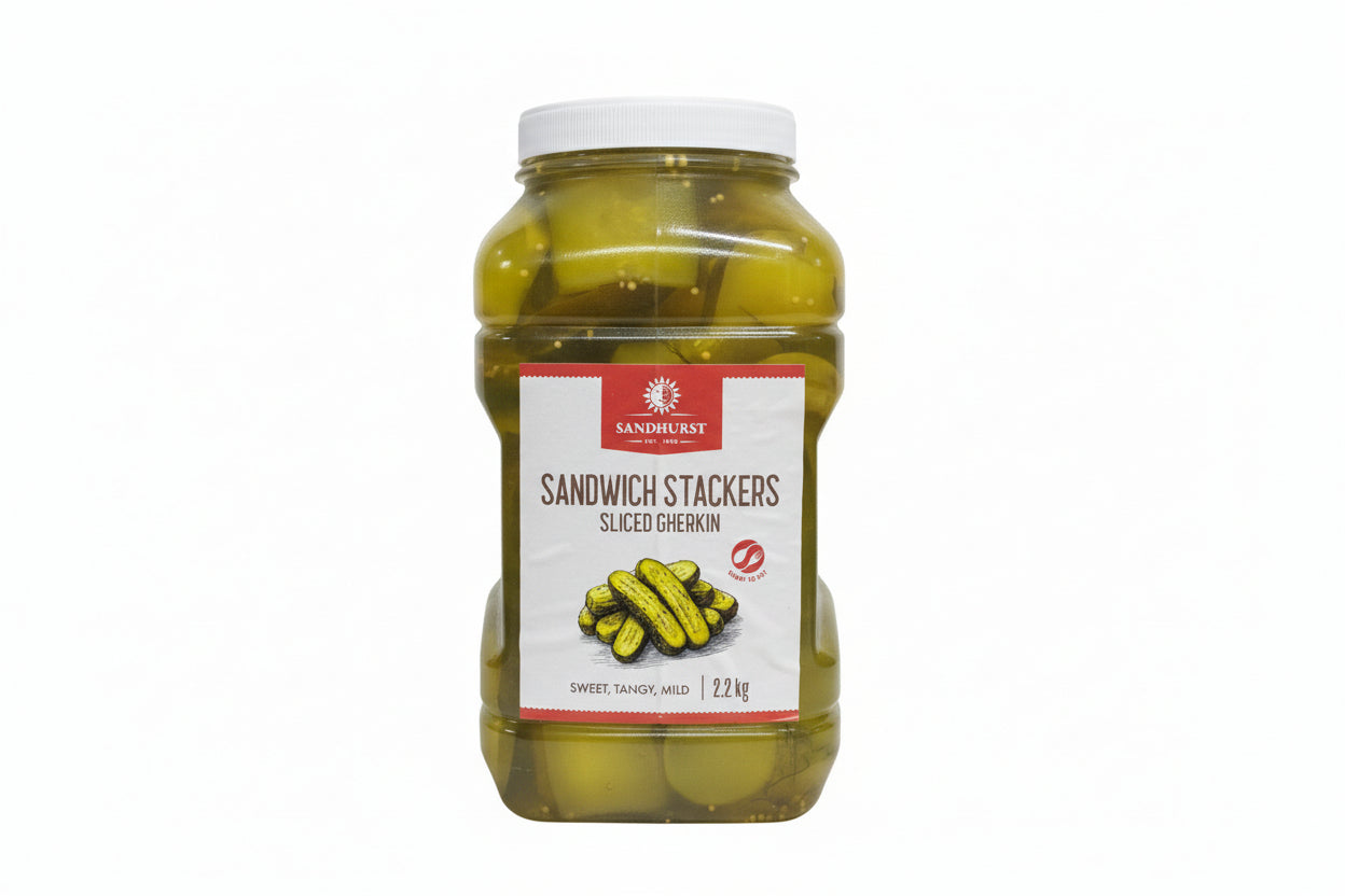 Sandhurst Gherkin Sandwich Stackers PET 2.2kg