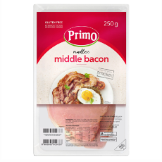 Primo Middle Rashers  250gm