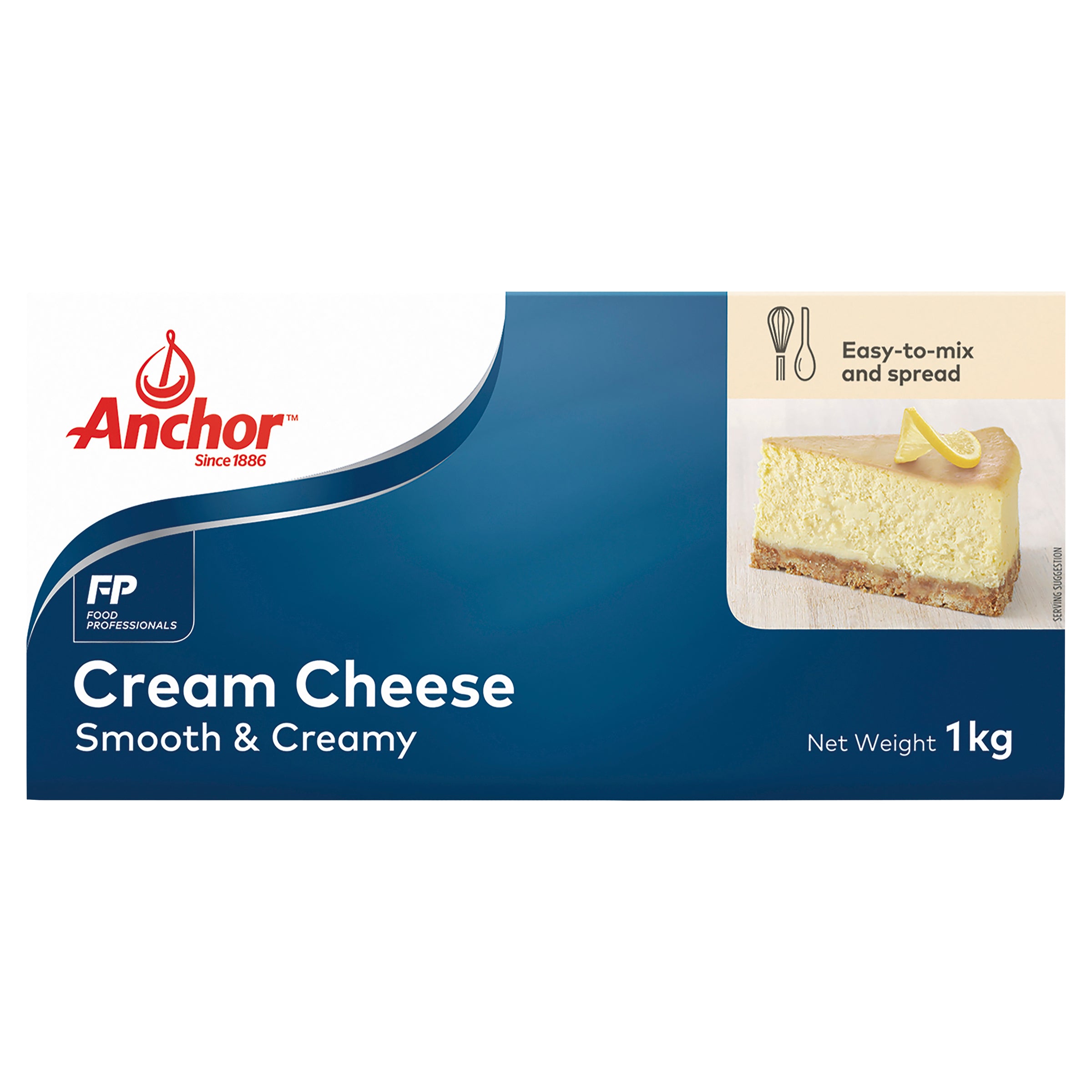 Anchor Cream Cheese Smooth & Creamy 1kg