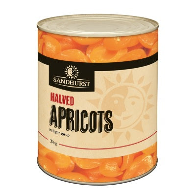 Sandhurst Apricot Halves In Natural Juice A10