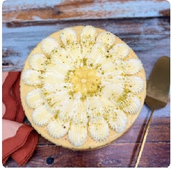 Baked Lemon & Pistachio Cheesecake (11