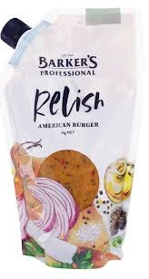Barker's American Burger Relish 1kg