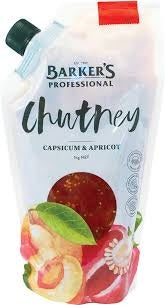 Barker's Capsicum & Apricot Chutney 1kg
