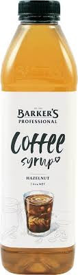 Barker's Hazelnut Coffee Syrup 1L