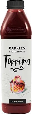 Barker's Strawberry Topping 1.18kg