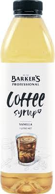 Barker's Vanilla Coffee Syrup 1L