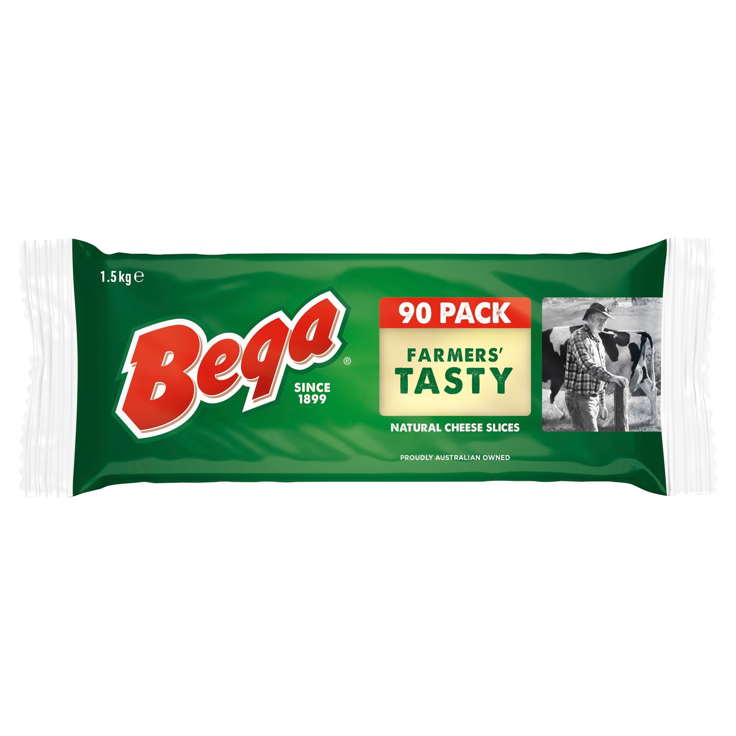 Bega Sliced Tasty Cheese (90) 1.5kg