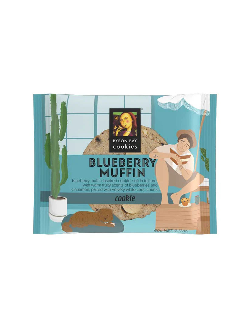 Byron Bay SW Blueberry Muffin Cookies (12x60g)