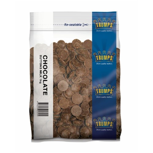Trumps Milk Chocolate Buttons 1kg