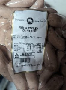 Sunvalley Chipolatas R/W(Approx 2.2kg)