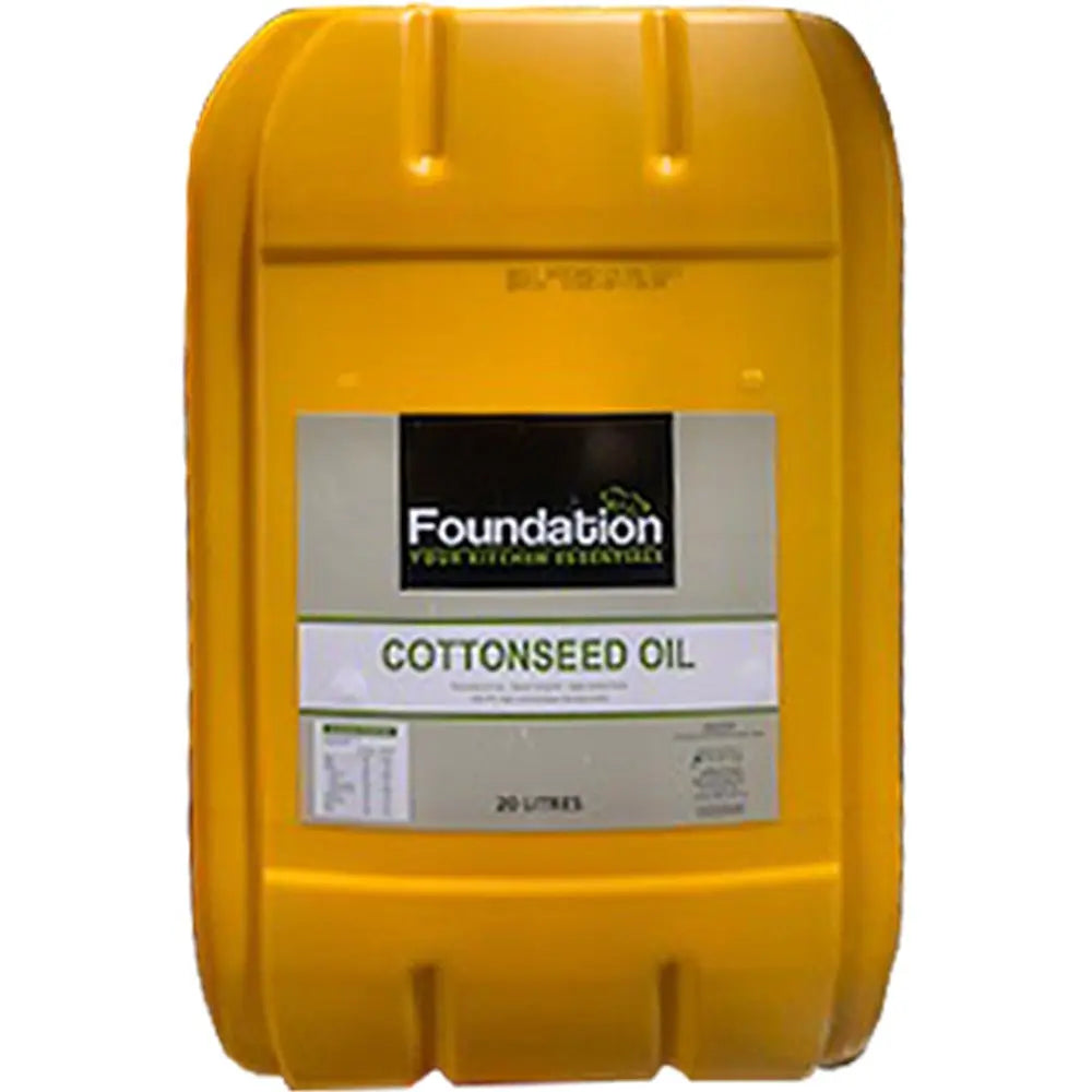 Foundation Cottonseed Oil - 20L Jerry