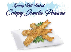Stewart Seafoods Crispy Jumbo Prawns 1kg(40Pce)