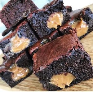 Dulce De Leche Brownie Slab (GF 25Pce)