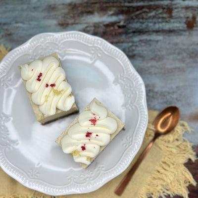 HMB GF Vegan Lemon Coconut Slice Box of 12