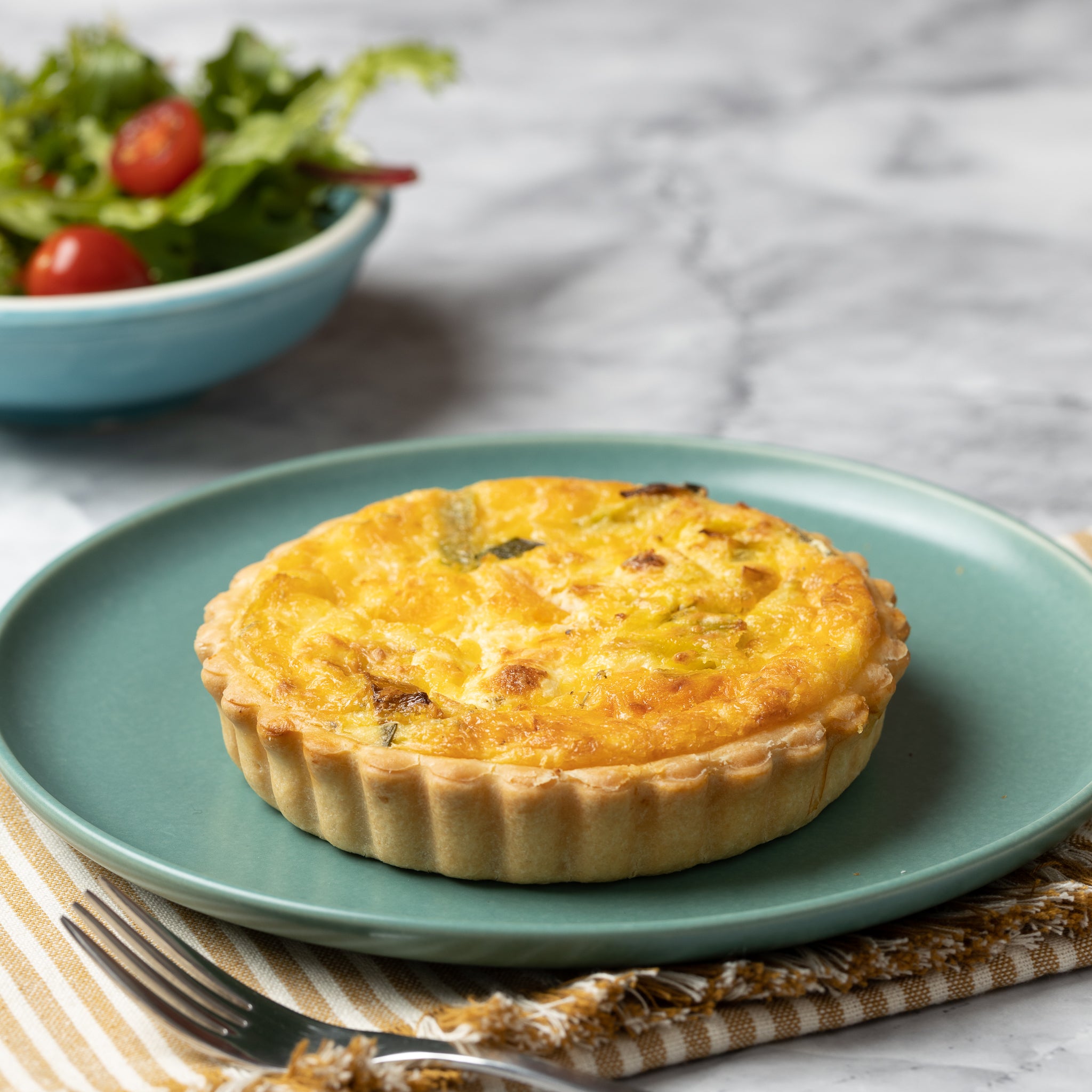 Ivan's Pumpkin, Feta & Leek Quiche 180g (8)