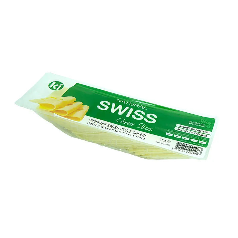 Kebia Maasdam Swiss Slices 1kg