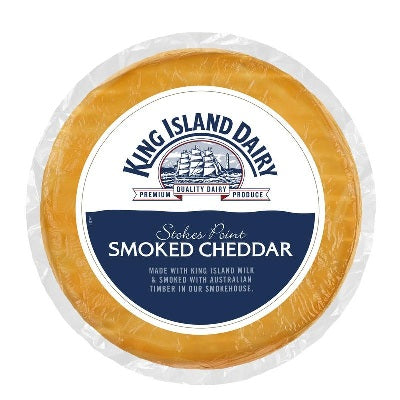 King Island Stokes Cheddar Smoked 1x2.9kg - R/W