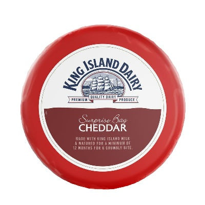 King Island Surprise Bay Cheddar 1x2.8kg - R/W