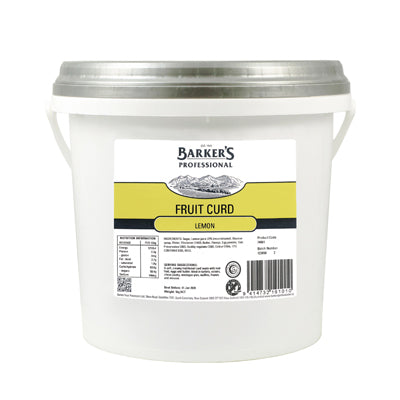 Barker's Lemon Fruit Curd 5kg
