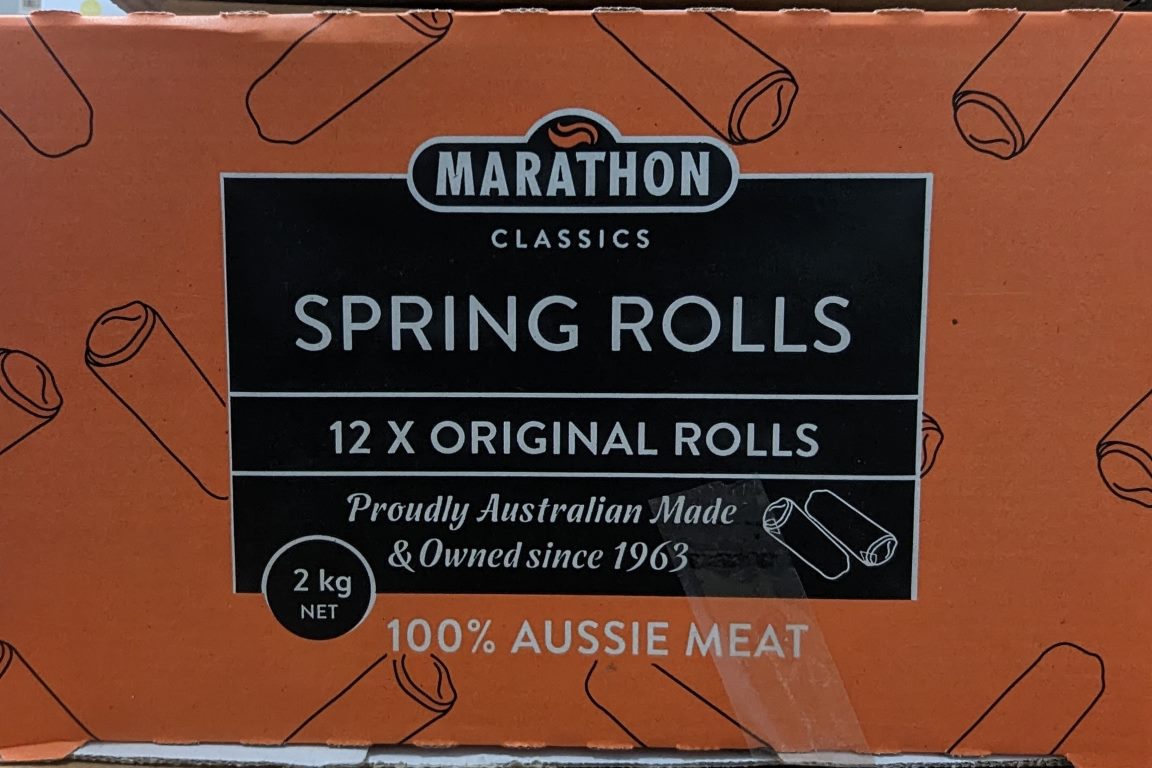 Marathon Spring Rolls (12s)