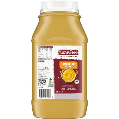 MasterFoods American Mustard 2.5kg