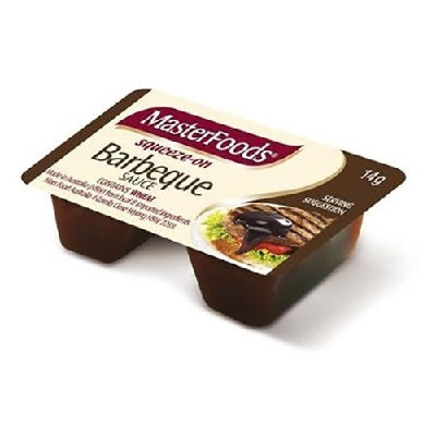 MasterFoods BBQ Sauce Squeezy 100 x 14g