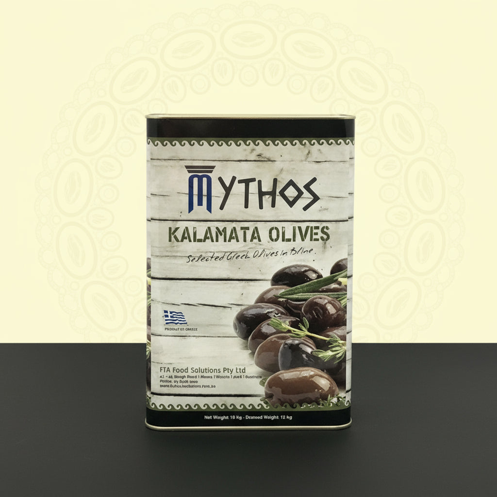 Mythos Kalamata Olives Halves 10Kg