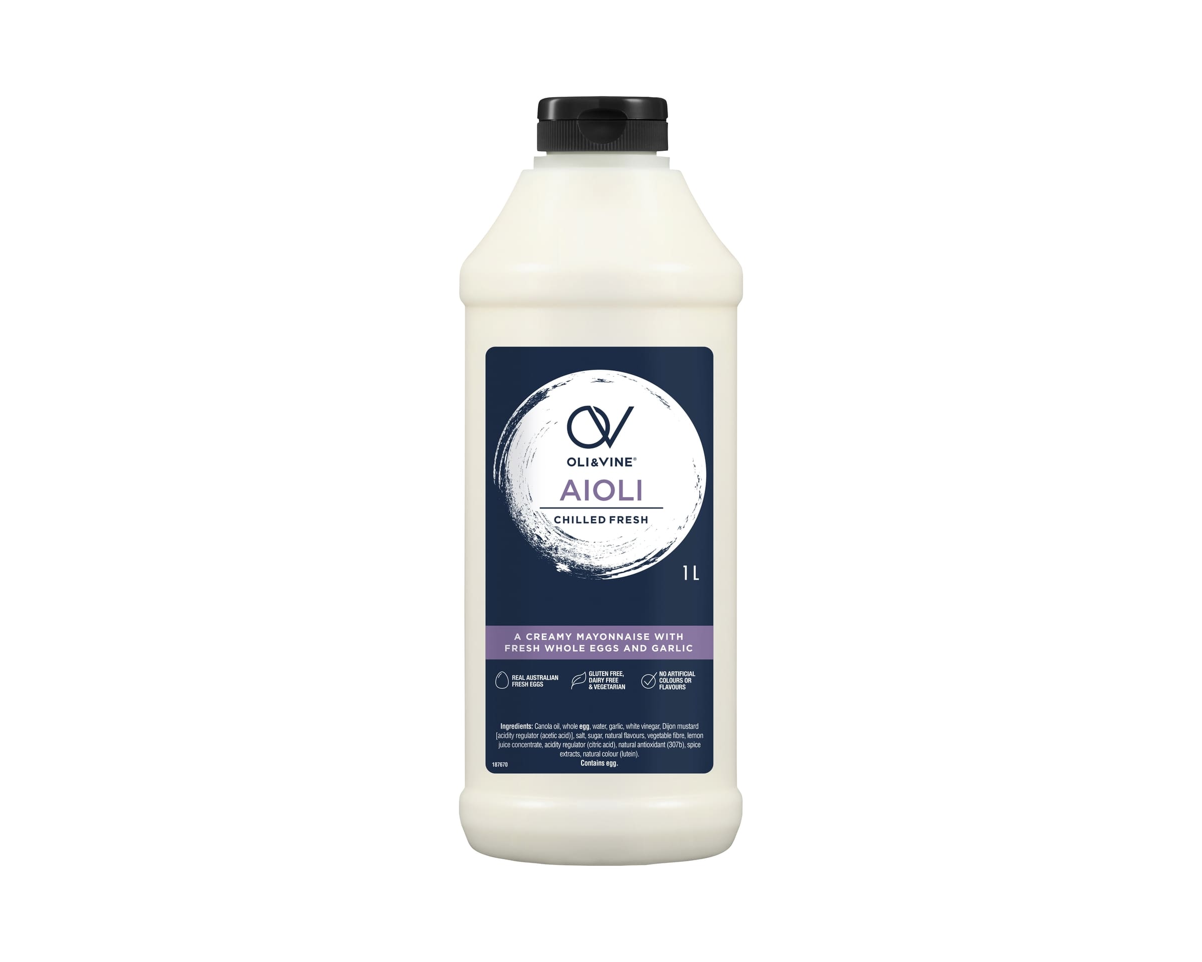 Oli & Vine Garlic Aioli 1L