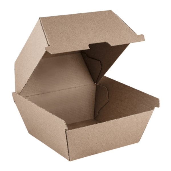 Huhtamaki Kraft Burger Box 105x105x85mm 50pk