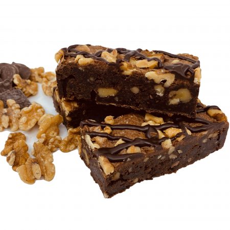Walnut Chocolate Brownie Slice (LG) x 8
