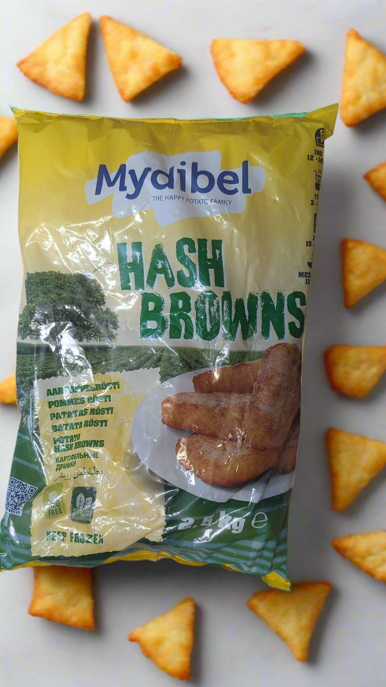 Mydibel Hash Brown Triangles 2.5kg