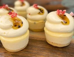 Passionfruit Cheesecakes (12 units GF)