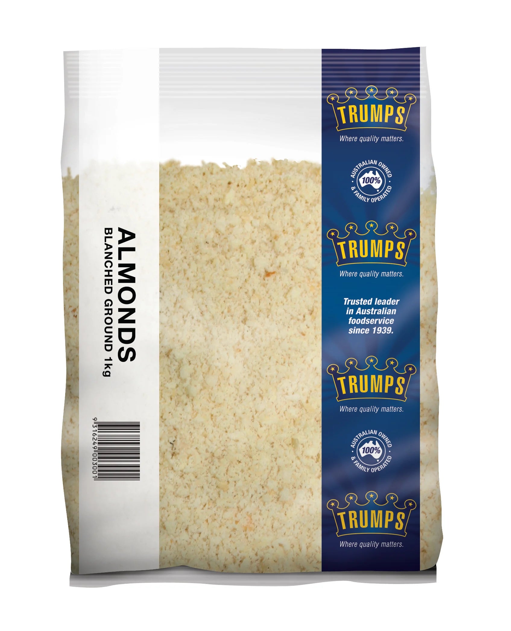 Trumps Ground Blanched Almonds 1kg