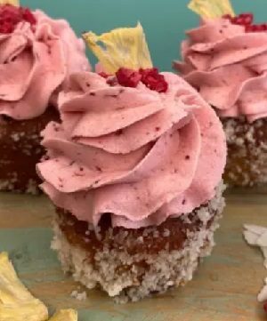 Pineapple Raspberry & Coconut Cakes (12 Units DF GF)