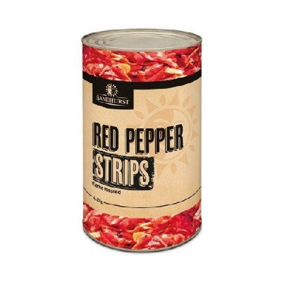 Sandhurst Red Roasted Pepper Strips A12