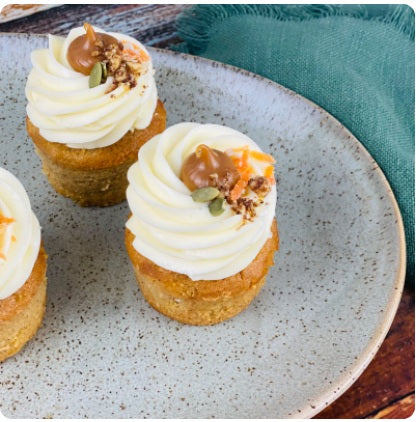 Salted Caramel Carrot Cakes (12 units GF)