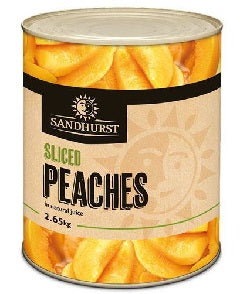 Sandhurst Peach Slices In Natural Juice A10