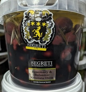 Segreti Rosemary/Balsamic Olives 2.2kg