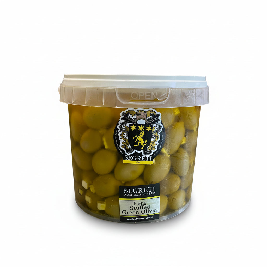 Segreti Feta Stuffed Green Olives 2kg