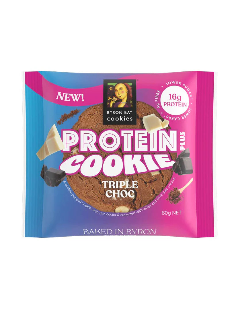 Byron Bay SW Protein Triple Choc Cookies (12x60g)