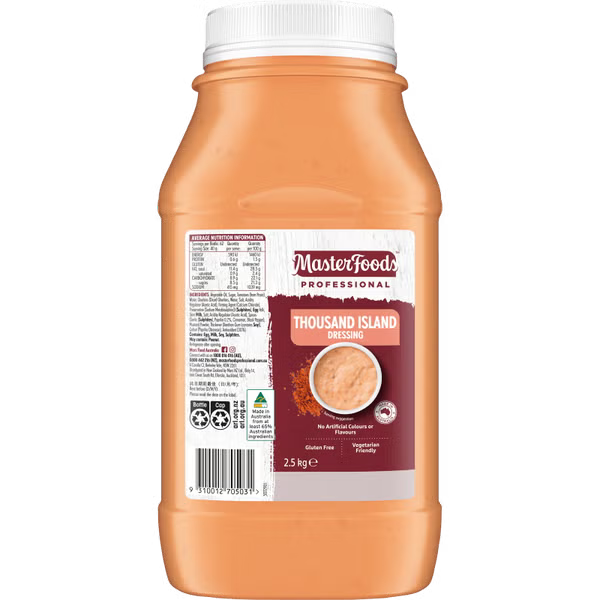 Masterfoods Thousand Island Dressing 2.5kg