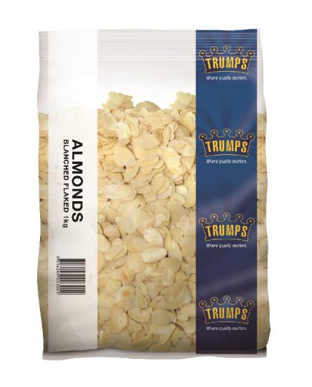 Trumps Toasted Almond Flakes 1kg