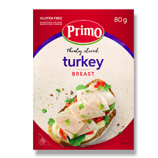 Primo Shaved Turkey Breast 80gm