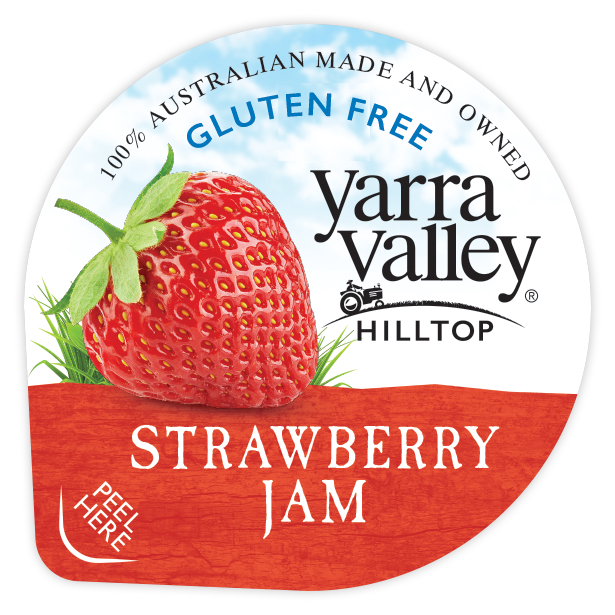 Yarra Valley Hilltop Jam PC Strawberry 16g Ctn 200
