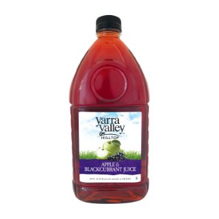 Yarra Valley Hilltop Juice Apple Black Current 2Ltr Ctn 6