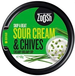 Zoosh Sour Cream & Chive Dip (6x185g)
