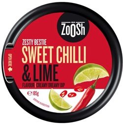 Zoosh Sweet Chilli & Lime Dip (6x185g)