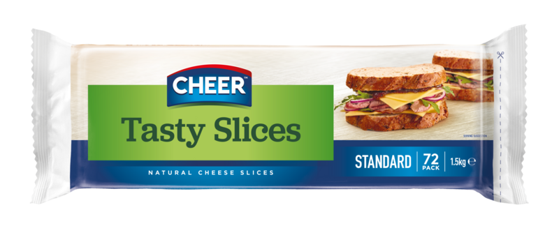 Cheer Sliced Tasty Cheese 1.5kg (72)